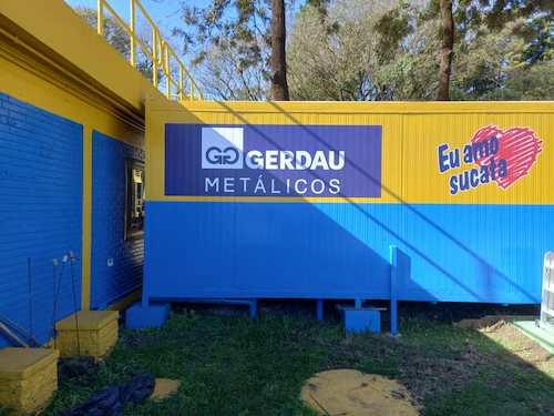 ADESIVAGEM CONTAINER - GERDAU