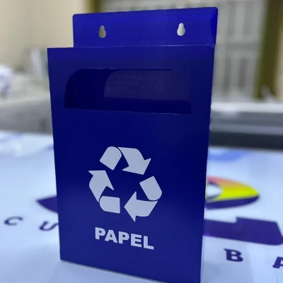 MINI LIXEIRA EM ACRILICO